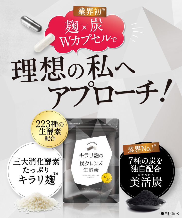 【痩せない？】キラリ麹の炭クレンズ生酵素の口コミ評判・効果を調査！【知恵袋に出ている消費者庁からの注意喚起は本当？】